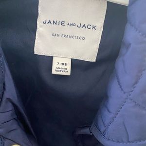Janie and jack navy blue coat